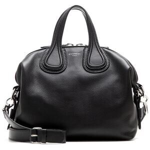 Givenchy Leather Medium Nightingale Satchel Handbag Black